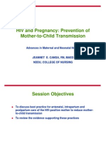 HIV and Pregnancy: Prevention of Mother-to-Child Transmission