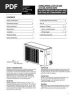 3 & 5 TR Carrier Specs and Installation Manual