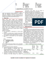 Absorption and Sorptivity Tests