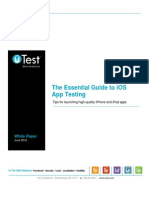 Whitepaper - The Essential Guide To IOS App Testing