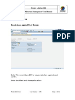 Materials Management User Manual: Project Lakshya1000