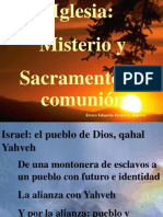 Iglesia, Misterio y Sacramento de Comunion