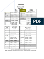 Bell Schedules 2012