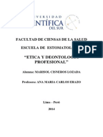 Etica y Deontologia Profesional