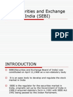 The Securities and Exchange Board of India (SEBI)