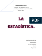 Trabajo Estadistica