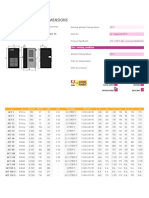 Max. Working Condition: Nl/min NM /H SCFM Bar Ø In-Out PH/V/FR A B C D E F G