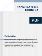 PANCREATITIS CRONICA Clase