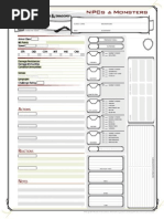 D&D Next Monster&NPC Sheet (Fan Made)