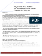 Résumé Général de La Matière Instruments de Paiement Et de Crédit