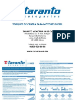 TARANTO Manual de Torques Diesel PDF