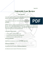 Cochin University Law Review: Vol: Xxxviii Issue No.1