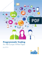 IAB Europe Programmatic Trading White Paper July 2014 2