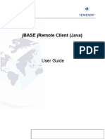 JBASE UG JRemote Client Java