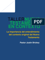 Taller Nuevo Testamento en Contexto - Ps Justin Brickey