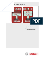 Estacion Manual de Incendio Bosh