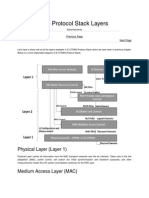 LTE Protocol Stack Layers