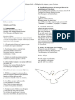 18° Domingo Ordinario Ciclo A - Multiplicación de Panes y Peces. Lecturas PDF