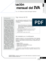 Determinación Del Pago Mensual Del IVA