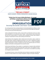 Immigration: Securing The Border and Texas' Economic Future