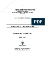 Convention Center Structural Calculations