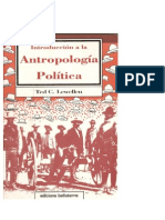 Lewellen, Ted - Introduccion A La Antropologia Politica