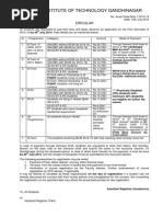 Circular Payment of Fee Sem-I of 2014-15