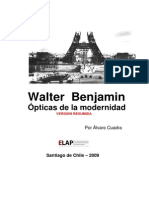 Walter Benjamin Opticas de La Modernidad