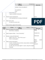 Level Class Topic Time Activity Materials