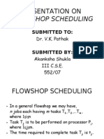 Flow Shop Scheduling