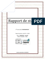 Rapport de Stage