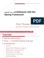 Java EE Architecture With The Spring Framework: Peter Thomas