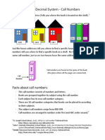 Dewey Decimal System Handout Kristi Robb