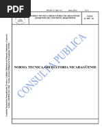 NTON 12 - 009 - 10 Nomra Tecnica Adoquines de Concreto. Requisitos.