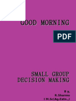 Small Group Decision Making