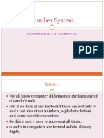 Number System: Fundamentals of Computer