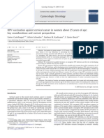 HPV Vaccination Against Cervical Cancer in Women Above 25 Years of Age