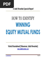 How To Identify Winning Mutual Funds Safal Niveshak 2013