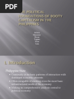 The Foundations of Booty Capitalism in The Philippines