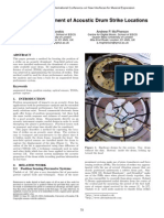 Optical Measurement of Acoustic Drum Strike Locations: Janis Sokolovskis Andrew P. Mcpherson