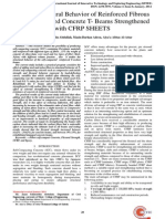 Studying Flexural Behavior of Reinforced Fibrous Self-Compacted Concrete T - Beams Strengthened With CFRP Sheets