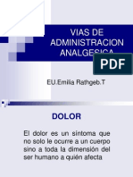 Vias de Administracion Analgesica