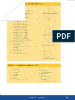 Exercise 7 - 4: Equation of A Circle With Centre at (A B) : 465 Chapter 10. Probability