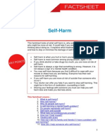 Self-Harm: This Factsheet Covers