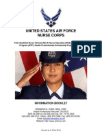 Usaf Nurse Corps-Information Booklet-4feb13