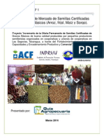 Diagnóstico de Mercado de Semillas Certificadas de Granos Básicos (Arroz, Maíz, Frijol y Sorgo) - Nicaragua, 2014