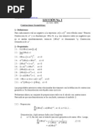 Lección 1: Contracciones Geométricas.