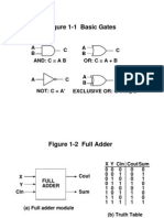 Figure 1-1 Basic Gates: A B C A B C And: C A B Or: C A + B