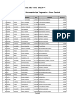 Beca de Matricula 2da Cuota 2014