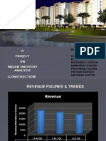 A Project On Indian Industry Analysis (Construction)